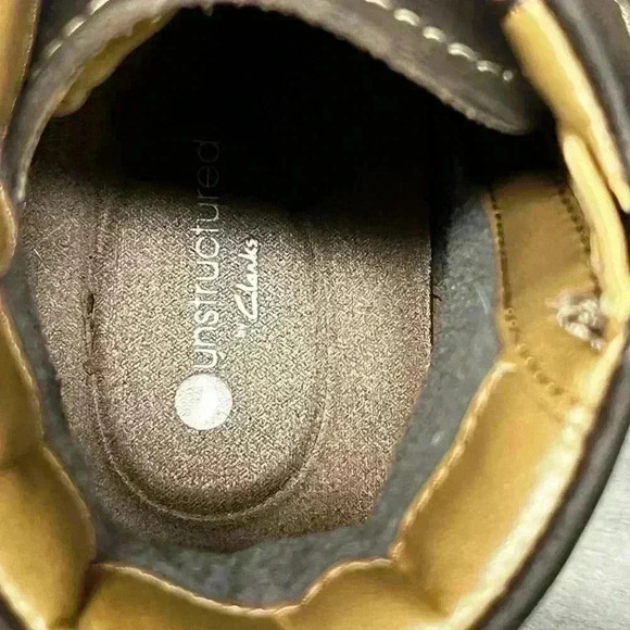 Clark’s Unstructured Un Larvik Peak Leather Boots Men’s 7.5 Brown comfy - Picture 6 of 7